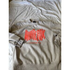 White Fox Archive 6.0 Crew Pullover M/L Men's Gray
